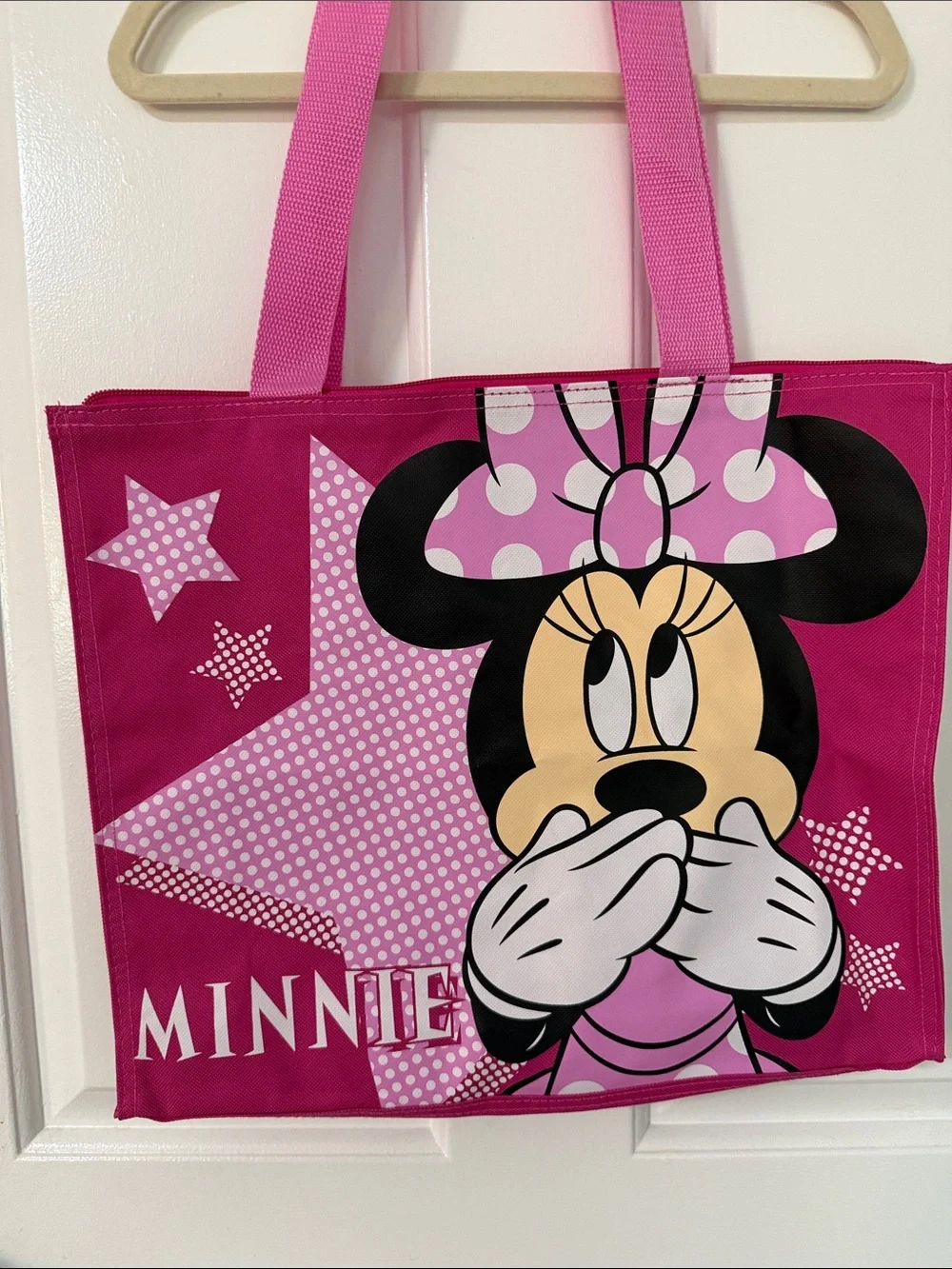 Minnie Mouse Pink Kids Tote Bag